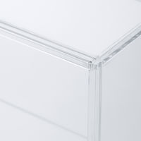 無印良品 アクリルコレクションスタンド引き扉付き 大 約幅33.6×奥行8.4×高さ24.4cm 1セット（2個） 良品計画