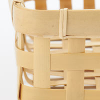 無印良品 竹材 編みかご 約幅10×奥行28×高さ6cm 1セット（2個） 良品計画