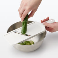 無印良品 素早くカットできる両刃スライサー 約27cm 良品計画