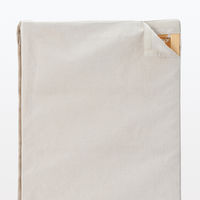 無印良品 ポリエステル麻パイン材ユニットシェルフ ワードローブ用カバー 奥行50cm用 良品計画