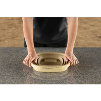 【折りたたみバケツ】 パール金属 キャプテンスタッグ フォールディングソフトバケツ（カーキ） UW-1534 1個