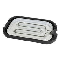 YAMAZEN ワイドホットプレート 1300W 内寸幅48×奥行30cm フッ素加工 着脱式 YHE-B132(T) 1台