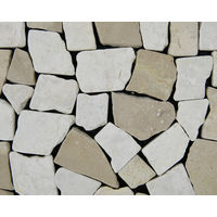 山善（YAMAZEN） 防草シート付天然石マット ベージュ色 STM-30BS（BE） 10枚