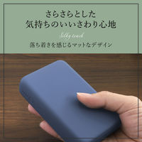 オウルテック 10000mAhで196g Type-C入出力 モバイルバッテリー ワインレッド OWL-LPB10012-RWR 1個