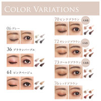 ちふれ化粧品 グラデーションアイシャドウ 72 ブラウン系 アイカラー アイシャドー