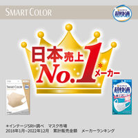 ユニ・チャーム　超快適マスク SMART COLOR（スマート カラー） アッシュグレー ふつう 1箱（20枚）