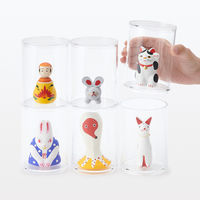 無印良品 アクリル円筒ケース 約直径80×高さ110mm 1セット（2個） 良品計画