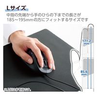有線マウス 静音 5ボタン 左手専用 Lサイズ ブラック M-XGL31UBSKBK エレコム 1個