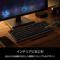 キーボード 有線 着脱式USBケーブル 赤軸 リニア テンキーレス グレー TK-MC30UKLGY/EC エレコム 1個