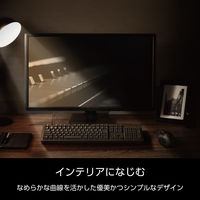 エレコム メカニカルキーボード/Leggero/有線/USB Type-C着脱式/フルサイズ/赤軸/ブラック TK-MC50UKLBK 1個