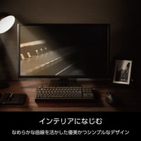 キーボード 有線 着脱式USBケーブル 茶軸 タクタイル テンキーレス ブラック TK-MC30UKTBK エレコム 1個（直送品）