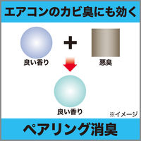 クルマの消臭力 クリップタイプ フローラルの香り 5パック（2個入×5） 消臭剤 車 芳香剤 エステー