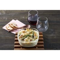 HARIO（ハリオ） 耐熱ガラス製保存容器 5セット（250ml2個＆600ml1個×5） レッド