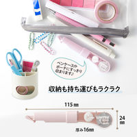 プラス 修正テープ ホワイパー PL 5mm幅 ピーチ ピンク 52134 1個