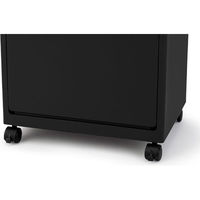 天馬 Boite e-LABO 分別 2段 上段15L 下段25L ゴミ箱 ブラック 多段分別 キャスター付き 1台