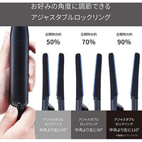 ヘアアイロン 薄型ヘッド スリムプレート 温度調整/ロック/メモリー機能 開閉ロック グレー NIS300A-H テスコム 1個