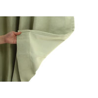 フォレストリンク 遮光1級 防炎 断熱 カーテン 1350×1850mm グリーン 1セット(2枚入)（直送品）