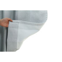 フォレストリンク 遮光1級 防炎 断熱 カーテン 1500×1850mm ブルー 1セット(2枚入)（直送品）