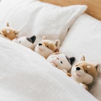 甘噛みハムハム コタロウ/シバイヌ ぬいぐるみ 乾電池式 YE-HM001KT 1個 ユカイ工学