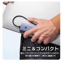 ドッキングステーション 6in1 HDMI LAN USB-Aポート拡張 USB Type-C接続 1個 Baseus