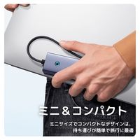 ドッキングステーション 7in1 HDMI LAN SDカードリーダー USB-A拡張 USB Type-C接続 Baseus