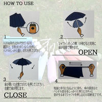 スギハラ 折りたたみ傘 ヌヴィレ 53cm 自動開閉 ポンジ ブラック (1セット:3本入) 4947272480061 1セット(3本入)（直送品）