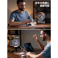 ワイヤレス充電器 iPhone AirPods Apple Watch用 MagSafe認証済 3-in-1 1個 UGREEN