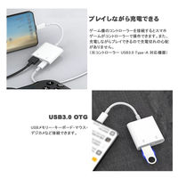 USB Type-Cハブ USB-C×1（18W） USB-A×1 増設 ホワイト VV-UCOTGPD-W Vodaview