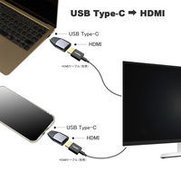 USB Type-C to HDMI 変換アダプター 4K30Hz コンパクトタイプ VV-UCHD-SV Vodaview