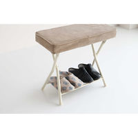 ICHIBA エルド フォールディングベンチ 幅510mm モカブラウン ILC-3570MBR 1脚（直送品）