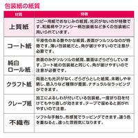ササガワ 包装紙 彩流紫 半才判 49-1700 1箱（50枚×10包）（直送品）