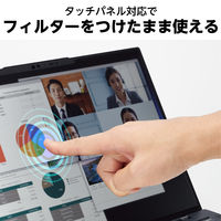 エレコム プライバシーフィルター 13.3Wインチ(16:10) 吸着タイプ 着脱式 EF-PFNS133W10 1個（直送品）