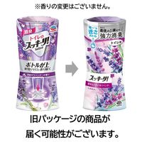 スッキーリ！ トイレ用 消臭剤 芳香剤 置き型 優美なナチュラルラベンダー 400mL 3個 アース製薬