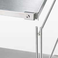 無印良品 ステンレスユニットシェルフ ステンレス棚セット 小 幅58×奥行41×高さ83cm 良品計画