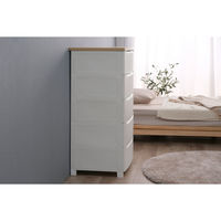 アイリスオーヤマ ウッドトップノックダウンチェスト ホワイト KDMG-565WT 1台