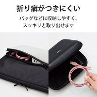 タイプC ケーブル USB A to Type C 1m 断線しにくい モーブブラウン MPA-ACSS10BR エレコム 1個