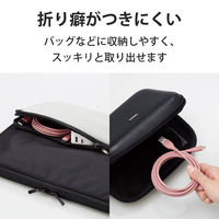 タイプC ケーブル USB A to Type C 2m 断線しにくい モーブブラウン MPA-ACSS20BR エレコム 1個