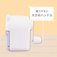 アスカ えんぴつけずりき ホワイト PS86W 1セット(1台×2)