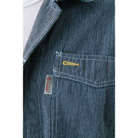 【GRACE ENGINEER'S】 GE-105H【ヒップオープンファスナー】長袖ツナギ　ヒッコリー　13号  105H-19  1着（直送品）