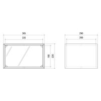 【軒先渡し】朝日木材加工 スニーカーボックス・コレクションケース ブラウン LFM-2040BX-DB 1台（直送品）