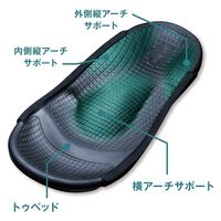 AKAISHI サンダル アーチフィッター156ファイテンフットリリース ブルー 5L AF156019BL 1足