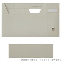 リヒトラブ Roomy ボックスファイル＜ハイタイプ＞ A4ヨコ ブラック F291-24 1セット（10冊）