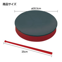 アーテック プラ製たいこ J 黒/赤 2914 1個