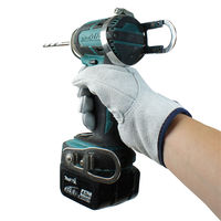 小野商事 牛床革手袋 マジックテープ Mサイズ AG441M 1双