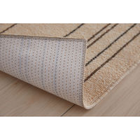 スミノエ 洗える ラグ ワイヤーライン 110×130cm アイボリー 4549781297309 1枚