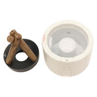 焚き火型USB加湿器　HED-2801　6台セット ヒロ・コーポレーション（直送品）