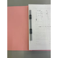 FAMS フラットファイル背ワイド ピンク 10冊 219477 1パック