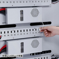 サンワサプライ iPad・タブレットトロリー（48台収納） 幅901×奥行542×高さ926mm CAI-CAB24 1台（直送品）