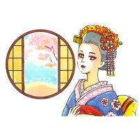 あかしや 筆ペン 水彩毛筆「彩」薄橙色 CA200-14 1セット(1本×5)