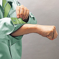 自重堂　制服百科　低発塵製品制電長袖ブルゾン　スプレーグリーン　ＥＬ　924（直送品）